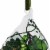 Northlight 6 Red Grape Cluster Teardrop Cloche Christmas Ornament Perspective: left