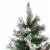 Northlight Medium Flocked Angel Pine Artificial Christmas Tree - 6' - Unlit Perspective: left