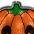 Northlight 13.5 Lighted Orange Jack O' Lantern Halloween Window Silhouette Perspective: left