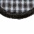 Northlight 48  Brown and White Plaid Christmas Tree Skirt with Faux Fur Perspective: left