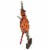Northlight 28 Happy Jack O' Lantern in Witch Hat Figure Halloween Decoration Perspective: left