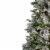 Northlight Real Touch™️ Pre-Lit Flocked Rosemary Emerald Angel Pine Artificial Christmas Tree Perspective: left
