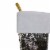 Northlight 22.75  Gold and Silver Reversible Sequined Christmas Stocking Perspective: left
