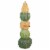 Northlight 42.5 Five Tiered Stacked Pumpkins Thanksgiving Decor Perspective: left