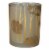 Northlight 5  Matte Gold and White Birch Flameless Glass Candle Holder Perspective: left