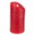 Northlight 6 LED Red Flameless Battery Operated Christmas Decor Candle Perspective: left