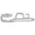 Northlight 26ct Clear Omni All-In-One Universal Gutter and Shingle Christmas Light Clips Perspective: left