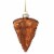 Northlight 4 Pepperoni Pizza Slice Glass Christmas Ornament Perspective: left