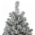 Northlight 6.5' Pre-Lit Flocked Madison Pine Artificial Christmas Tree, Multi Lights Perspective: left