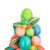 Northlight 17  Colorful Easter Egg Tree in Yellow Gingham Pot Perspective: left