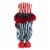 Northlight 12.25 Patriotic Heart 4th of July Americana Gnome Perspective: left