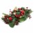 Northlight 30 Green Pine Triple Candle Holder with Bows and Plaid Christmas Ornaments Perspective: left