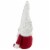 Northlight 9.5  Red and White Plaid Boy Gnome Christmas Decoration Perspective: left