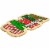 Northlight Red and Green Santa Stop Here Outdoor Christmas Doormat 18 x 30 Perspective: left