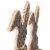 Northlight Rabbit Trio Wooden Tree Bark Easter Decoration - 15.75 Perspective: left