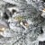 Northlight Real Touch™ Pre-Lit Flocked Grand Teton Pine Artificial Christmas Tree - 7.5' Warm Perspective: left