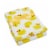 Cutie Pie® Ducks Plush Baby Blanket Perspective: left
