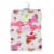 Cutie Pie Unicorn Print Plush Baby Blanket - Pink Perspective: left