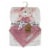 chick pea Plush Bear Baby Blanket Set - Pink Perspective: left