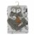 chick pea Plush Fox Baby Blanket & Buddy Set - Grey Perspective: left