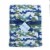 Cutie Pie Camo Print Plush Baby Blanket - Blue Perspective: left