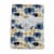 Cutie Pie Elephant Print Plush Baby Blanket - Blue Perspective: left
