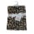 Cutie Pie Leopard Print Plush Baby Blanket - Tan Perspective: left