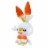 Pokemon Scorbunny Plush Perspective: left