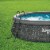 Summer Waves 14 x 3 Ft Quick Set Above Ground Swimming Pool with Pump and Ladder Perspective: left