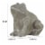 Benjara BM209427 6 H x 5.25 x 6.25 in. Cemented Sitting Frog Figurine with Closed Legs & Wash Perspective: left