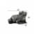 Saltoro Sherpi Sleeping Textured Fiberstone Frog Figurine, Washed Gray Perspective: left