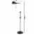 Adjustable Height Metal Pharmacy Lamp With Pull Chain Switch, Black - Saltoro Sherpi Perspective: left