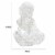 Benjara BM221082 Polyresin Baby Monk Figurine with Covered Mouth, Weathered Gray Perspective: left