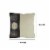 Leatherette and Fabric Accent Pillow, Cream and Brown Perspective: left