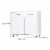 Server with 2 Door Storage and 1 Drawer, White- Saltoro Sherpi Perspective: left