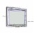 Wall Mirror with LED light and Wooden Frame, Silver Perspective: left