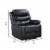 Benzara BM269194 41 x 39 x 38 in. Power Recliner with Pocket Coil Seating & Pillow Top Arms, Perspective: left