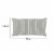 14 x 26 Accent Lumbar Pillow, Down, Striped Pattern, Gray, White Fabric Perspective: left