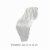 Nyx King Size Ultra Soft Cotton Thermal Blanket, Textured Feel, White- Saltoro Sherpi Perspective: left