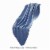 Nyx King Size Ultra Soft Cotton Thermal Blanket, Textured Feel, Denim Blue- Saltoro Sherpi Perspective: left