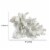 Lily 10 Inch Faux Coral Accent Sculpture, Polyresin Decorative Piece, White- Saltoro Sherpi Perspective: left