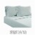 Ivy 4 Piece Queen Size Cotton Ultra Soft Sheet Set, Prewashed, Light Blue- Saltoro Sherpi Perspective: left