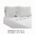 Ivy 4 Piece Queen Size Cotton Ultra Soft Bed Sheet Set, Prewashed, White- Saltoro Sherpi Perspective: left