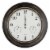 Wall Clock Thermometer-Indoor Outdoor Decorative Large 18 inch  Waterproof Clock, Temperature Perspective: left