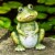 Gardens Alive! Decorative Friendly Frog Statue Perspective: left