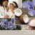 Yankee Candle® Renewing Coconut & Iris  Well Living Medium Square Candle Perspective: left