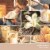 Yankee Candle® Comforting Vanilla & Honey  Well Living Medium Square Candle Perspective: left