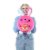Zuru Snackles Series 1 Plush Bunny & Chups® Perspective: left
