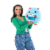 Zuru Snackles Series 1 Plush Hippo & Cinnabon® Perspective: left