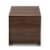 Baxton Studio Jasper Modern Walnut Brown Finished 2 Door Wood Cat Litter Box Cover House Perspective: left